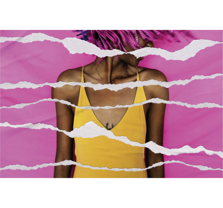 패턴 블라인드 찢어진 종이 효과 - TenStickers