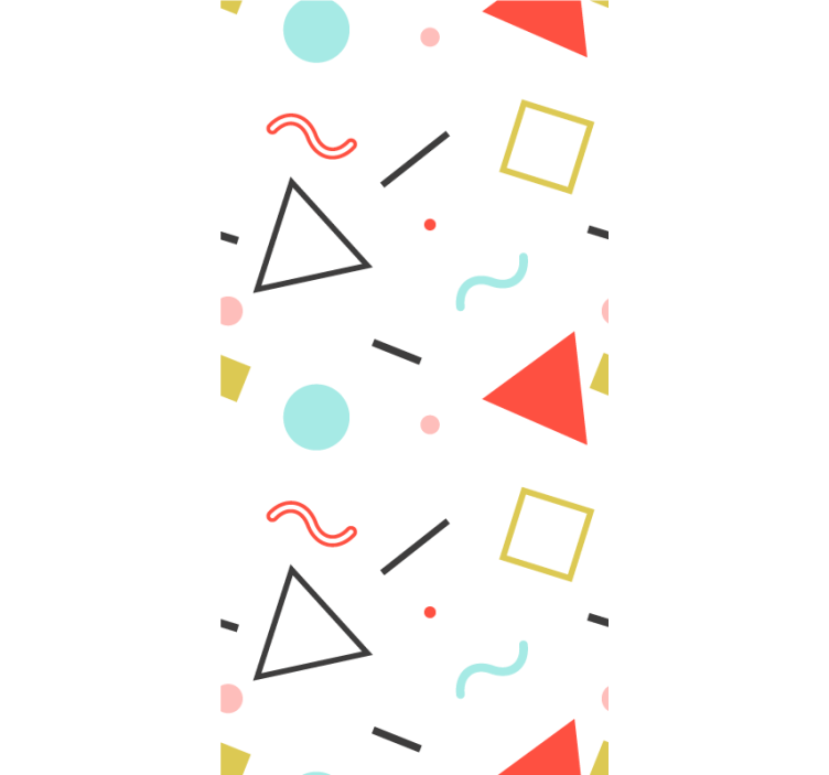 모던 블라인드 미니멀리스트 기하학적 형태 - TenStickers