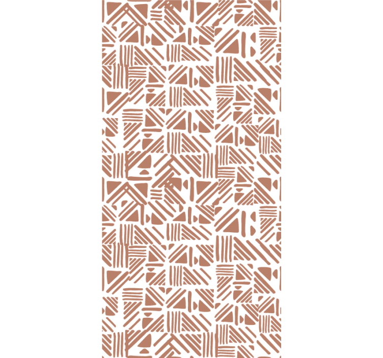 마스터 침실 블라인드 기하학적 패턴 요소 - TenStickers