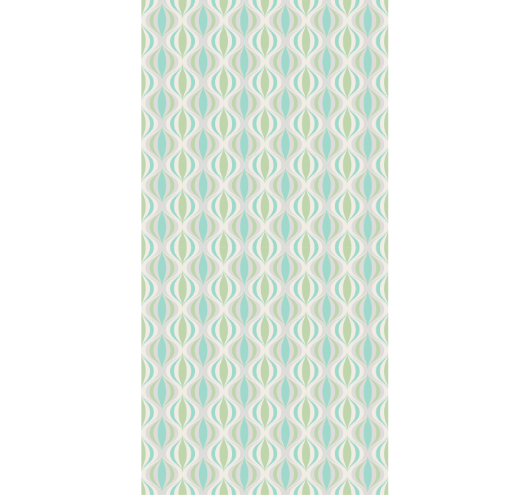 텍스처와 모티프가 있는 블라인드 물결 모양 디자인 - TenStickers