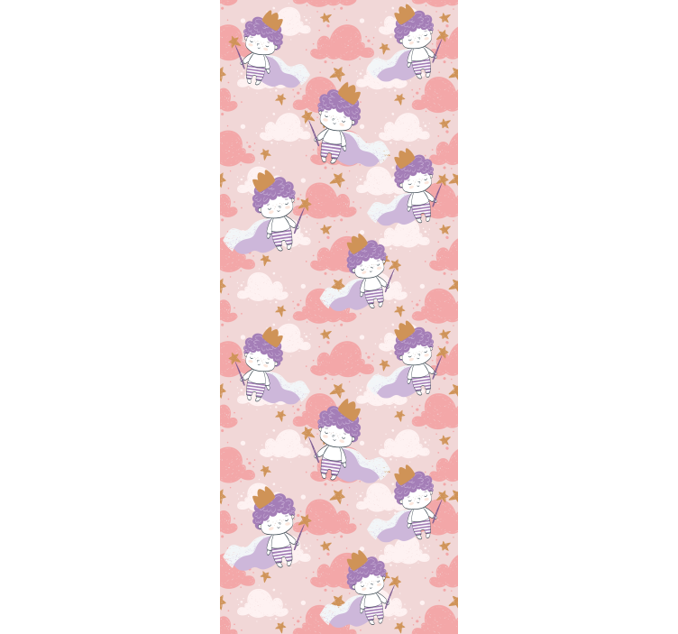 아동용 블라인드 포근한 공주와 구름 - TenStickers