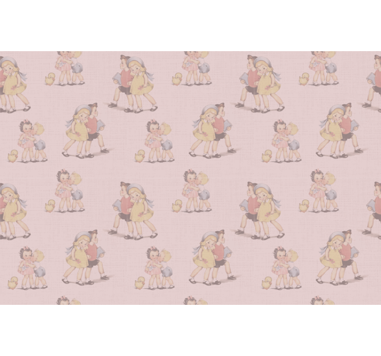 신체적 시각 장애인 아이들이 함께 노는 모습 - TenStickers