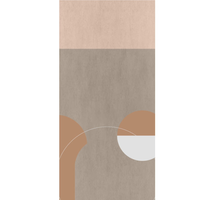 모던 블라인드 기하학적 원형 디자인 - TenStickers