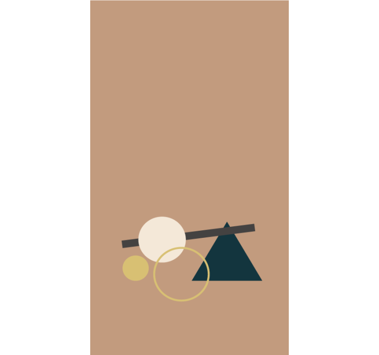 모던 블라인드 기하학적 형태 균형 - TenStickers