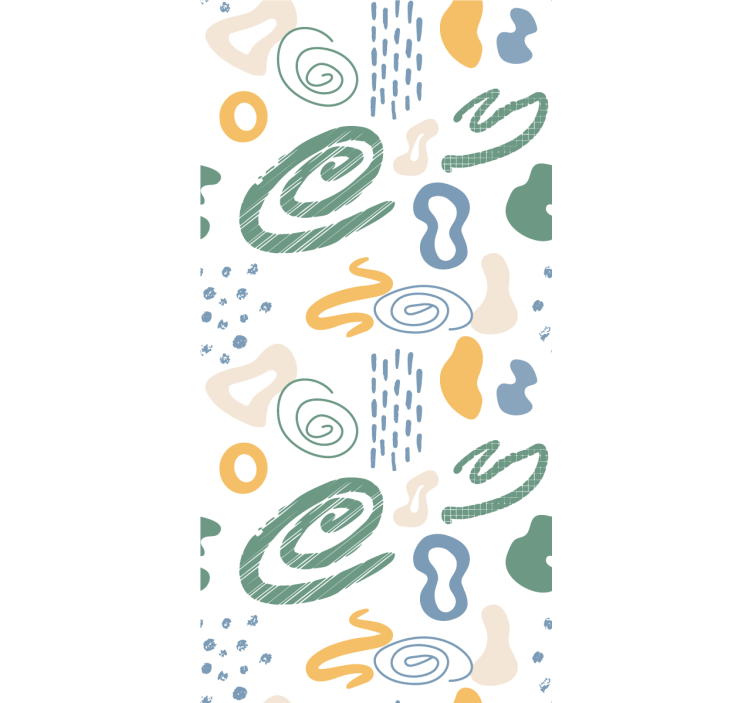 모던 블라인드 추상화된 페인팅 형태 - TenStickers