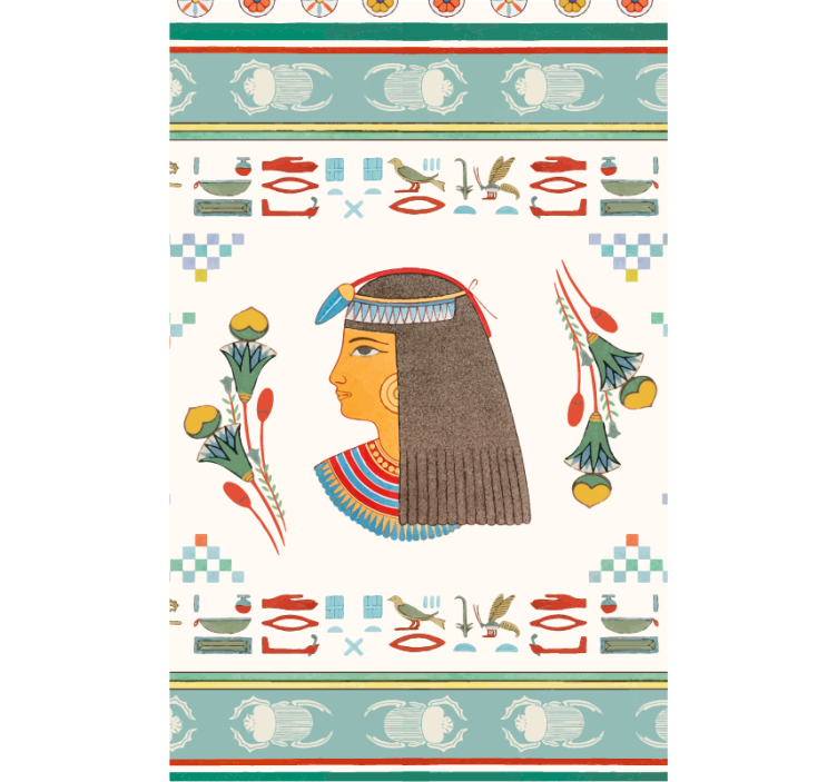 시리즈 및 영화로 블라인드 고대 이집트 여왕 예술 - TenStickers