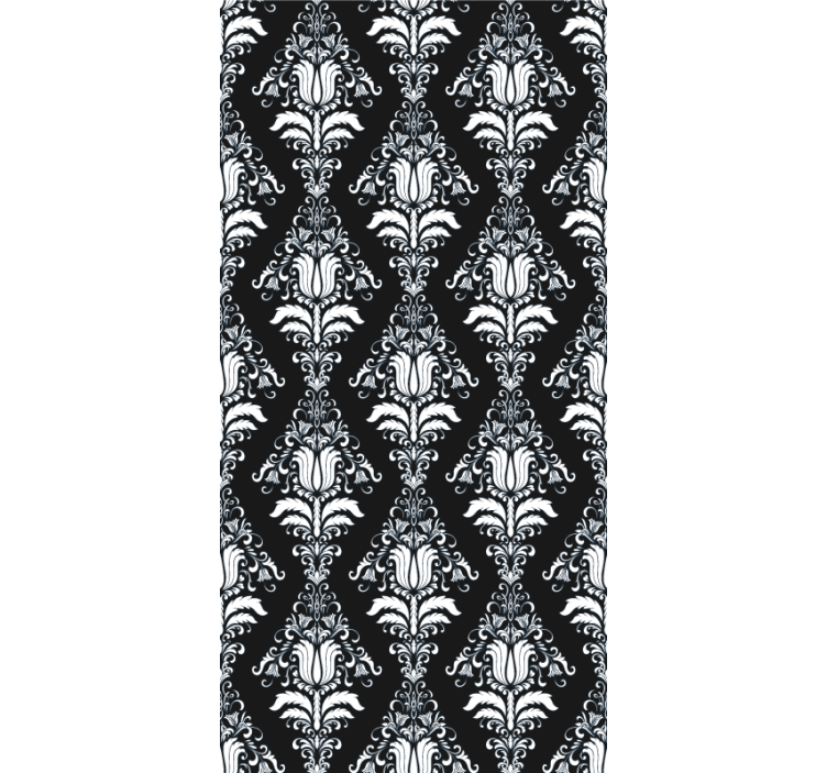 우아한 블라인드 시대를 초월한 식물 모티프 - TenStickers