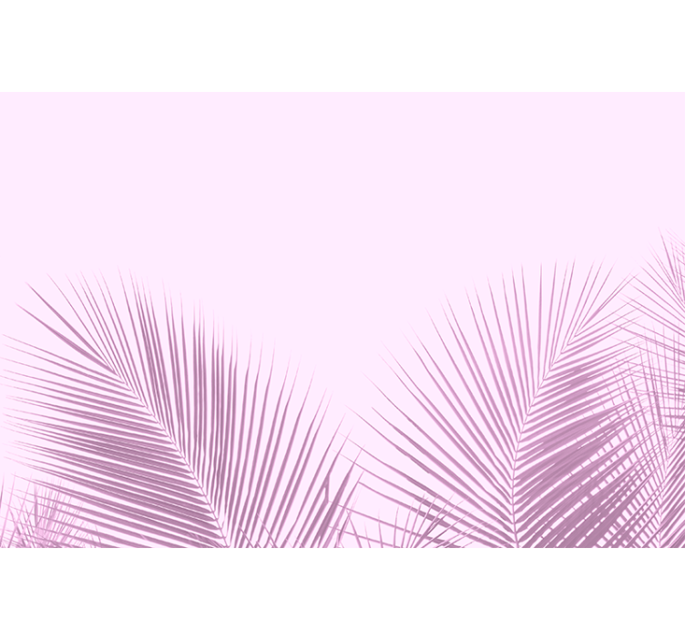 레스토랑용 블라인드 야자수 잎 실루엣 - TenStickers