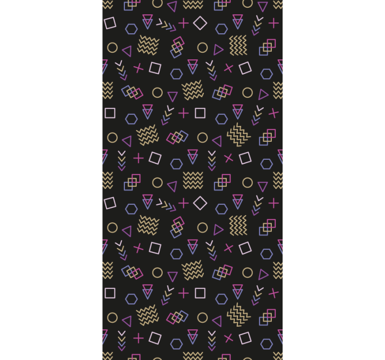 모던 블라인드 기하학적 형태 탐구 - TenStickers