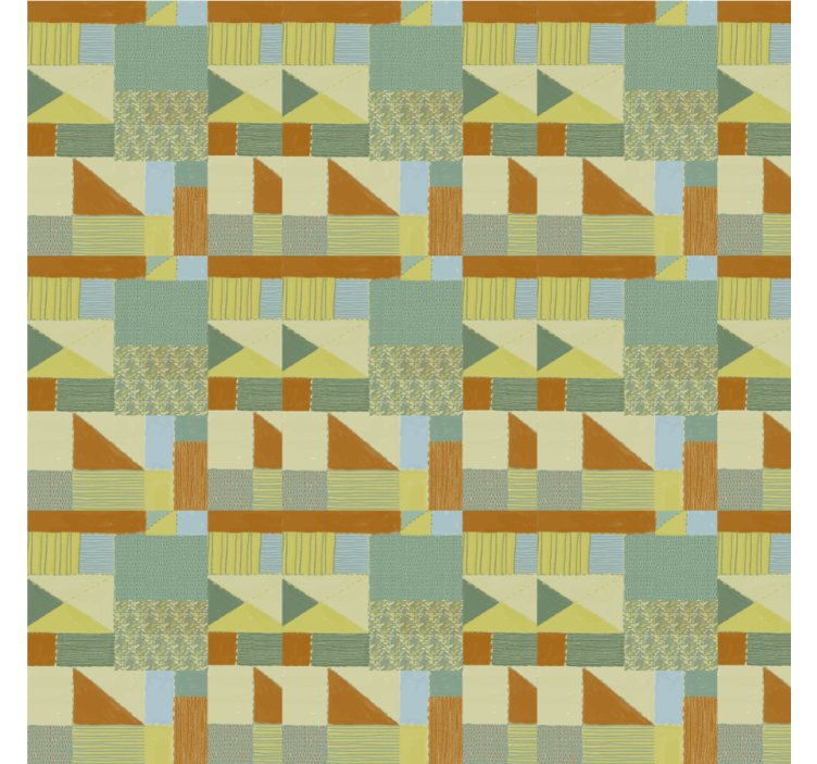 모던 블라인드 기하학적 형태 탐험 - TenStickers