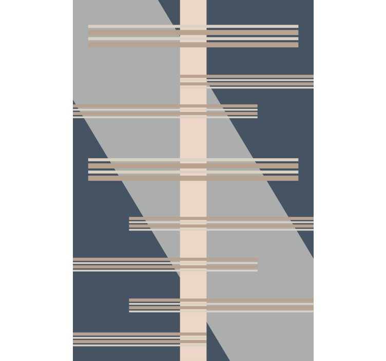 모던 블라인드 기하학적 라인 테마 - TenStickers