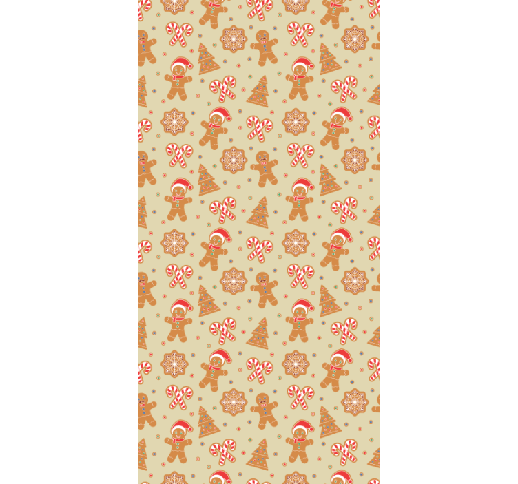 신체적 시각 장애인 생강빵 홀리데이 기쁨 - TenStickers