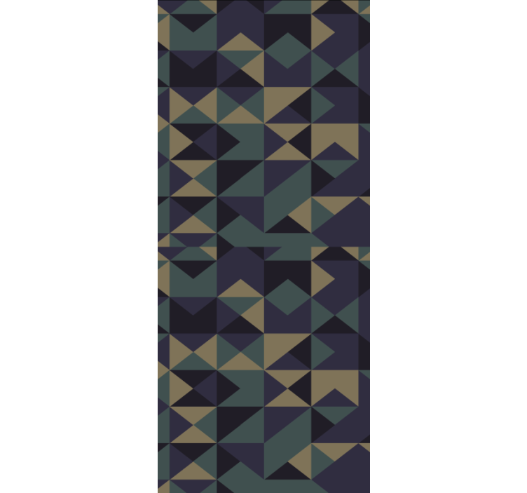 모던 블라인드 기하학적 패턴 블록 - TenStickers