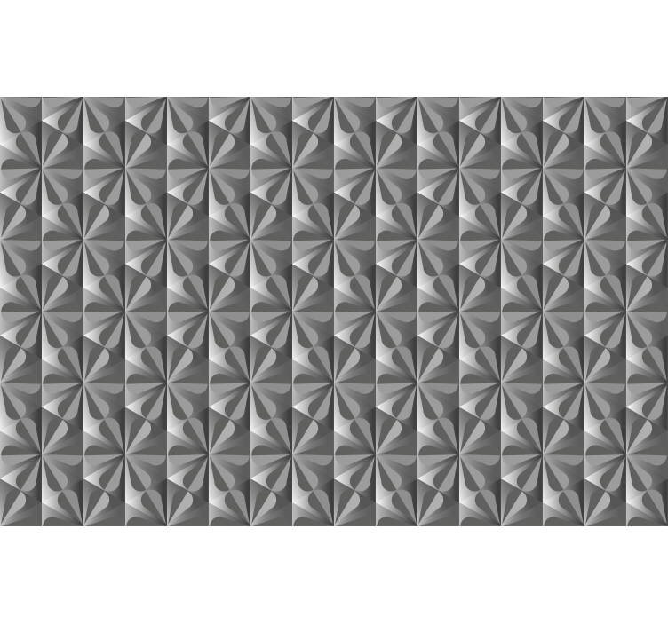 텍스처와 모티프가 있는 블라인드 기하학적 패턴 디자인 - TenStickers