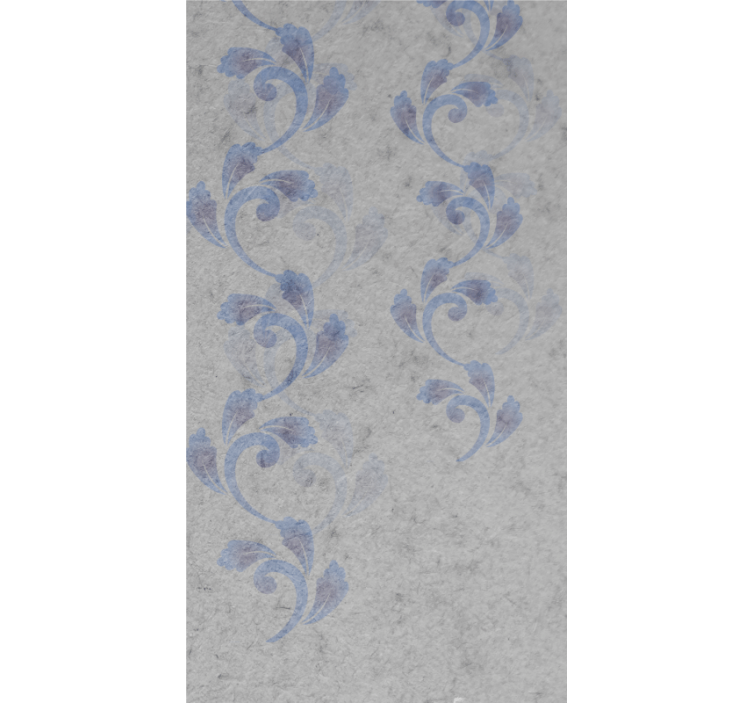 꽃과 식물이 있는 블라인드 식물의 상승 테마 - TenStickers