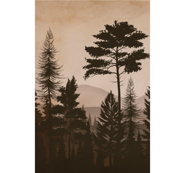 스칸디나비아 스타일의 따뜻한 색 나무 블라인드 - TenStickers