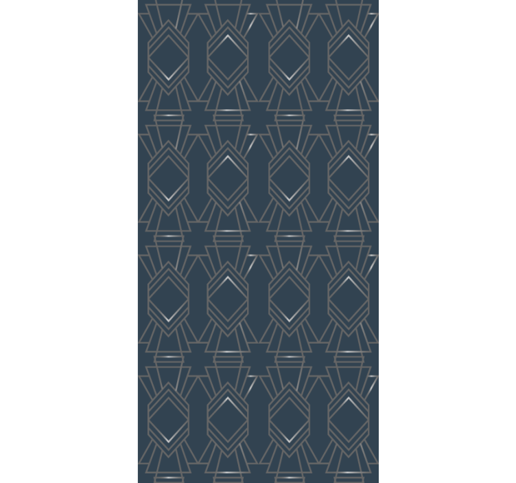 모던 블라인드 기하학적 패턴 - TenStickers