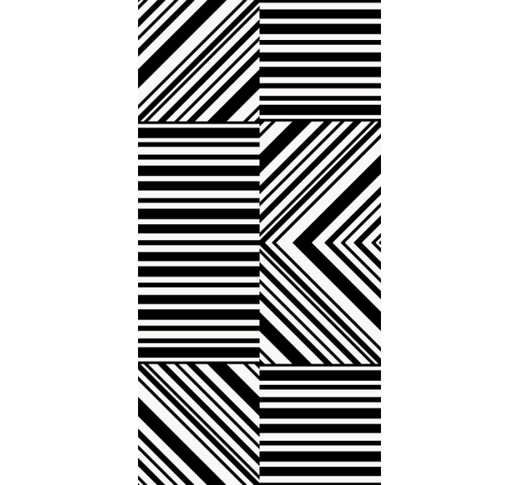 텍스처와 모티프가 있는 블라인드 - 선형 기하학적 패턴 - TenStickers