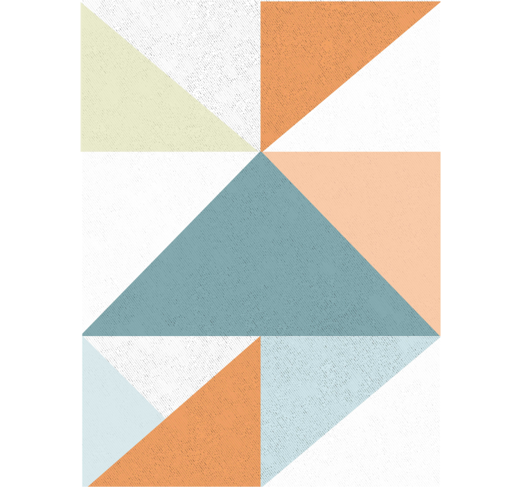 모던 블라인드 기하학적 삼각형 패턴 - TenStickers