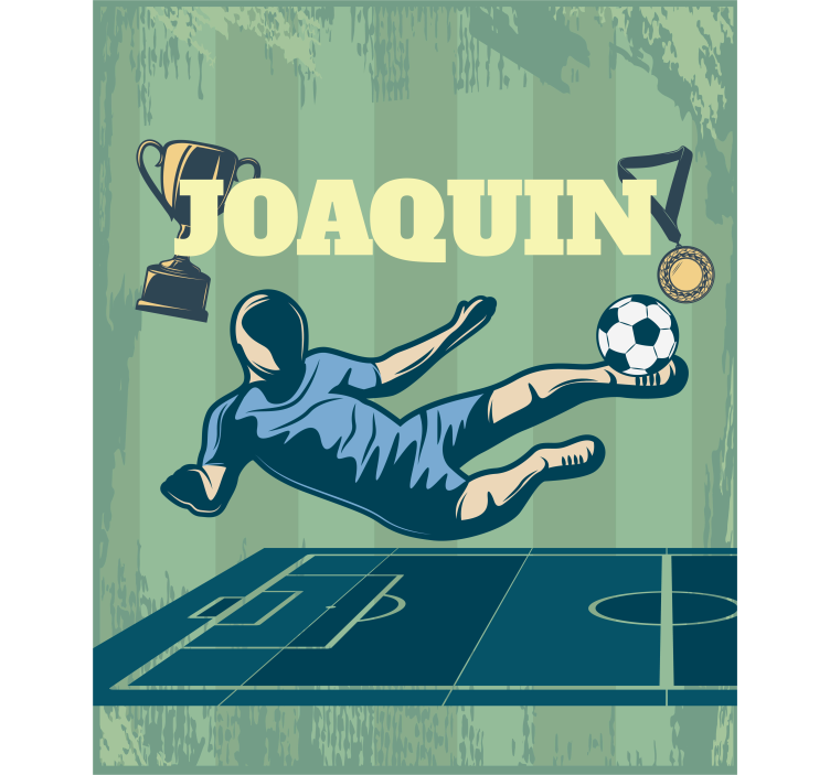 이름 블라인드 축구로 축구 - TenStickers