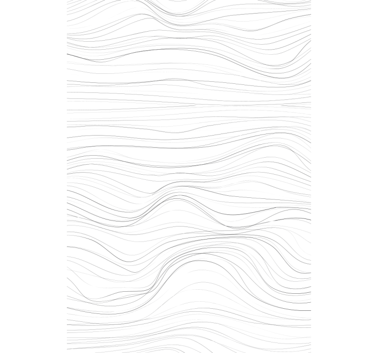 파도 커튼 우아한 블라인드 - TenStickers