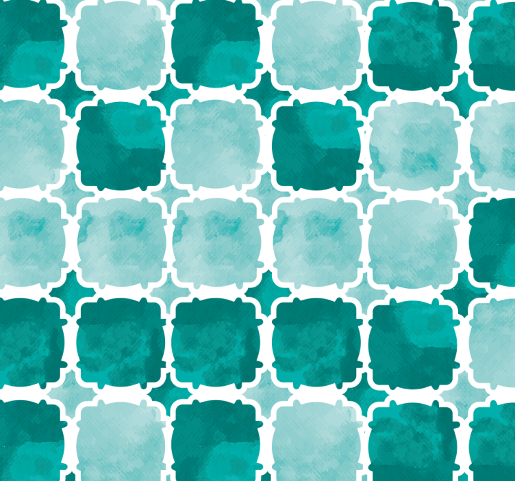 현관 블라인드 수채화 타일 - TenStickers