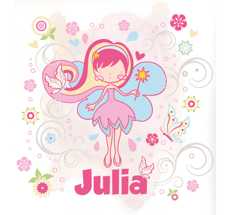 개인 맞춤형 블라인드 나비와 요정 - TenStickers