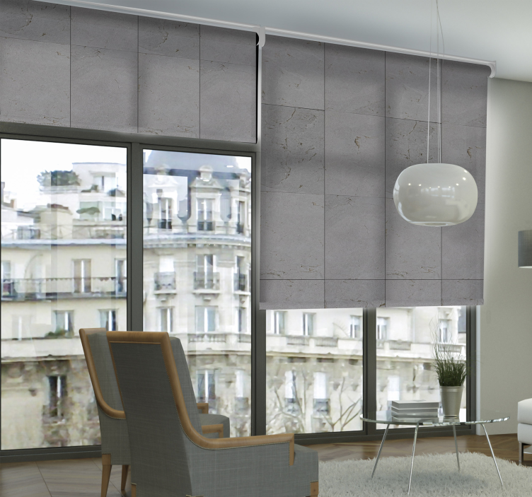 콘크리트 콜라주 질감과 패턴 블라인드 - TenStickers