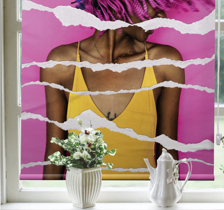 패턴 블라인드 찢어진 종이 효과 - TenStickers