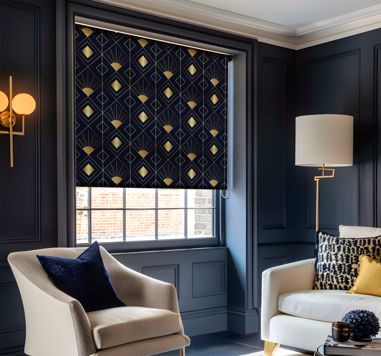 우아한 블라인드 아르데코 스타일 - TenStickers