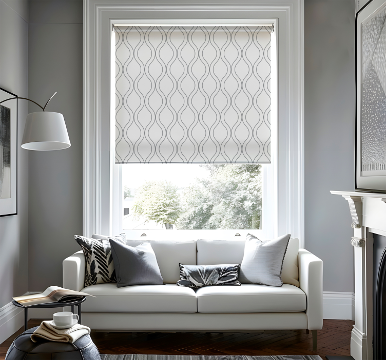 우아한 블라인드 곡선 - TenStickers