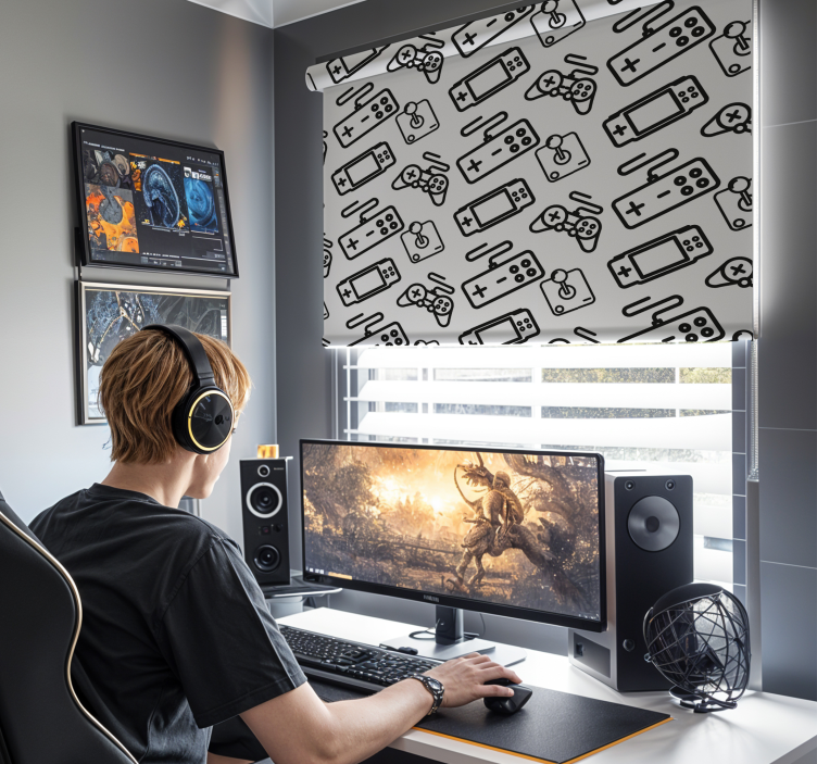 괴짜 블라인드 미니멀리스트 컨트롤러 - TenStickers