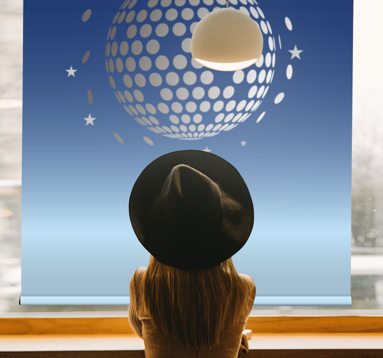 신체적 시각 장애인 추상 디스코 뷰 - TenStickers