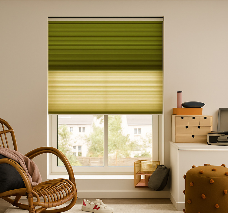 청소년용 블라인드 밝은 회색과 어두운 회색 - TenStickers