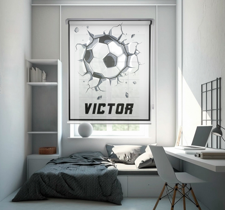 속보 공 사용자 정의 인쇄 창 그늘 - TenStickers