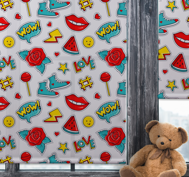 만화는 재미있는 아이를 그립니다. - TenStickers