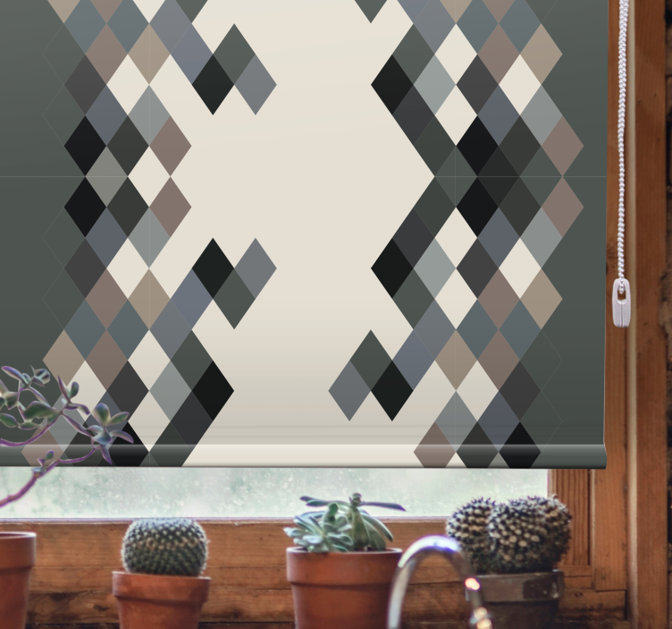 색상 음영 색상 블록 거실 블라인드 - TenStickers