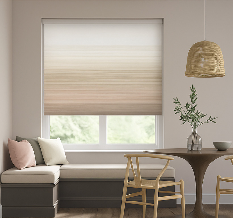 레스토랑용 블라인드 흙빛의 자연스러운 톤 - TenStickers