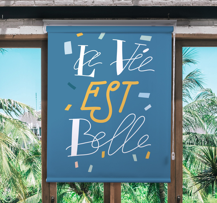 우아한 텍스트 마스터 침실 블라인드 - TenStickers