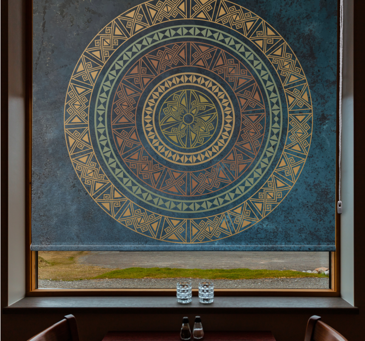 민족 "산업 스타일"거실 블라인드 - TenStickers