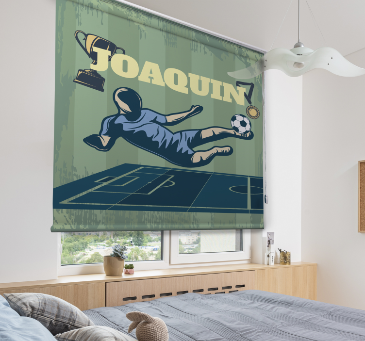 이름 블라인드 축구로 축구 - TenStickers