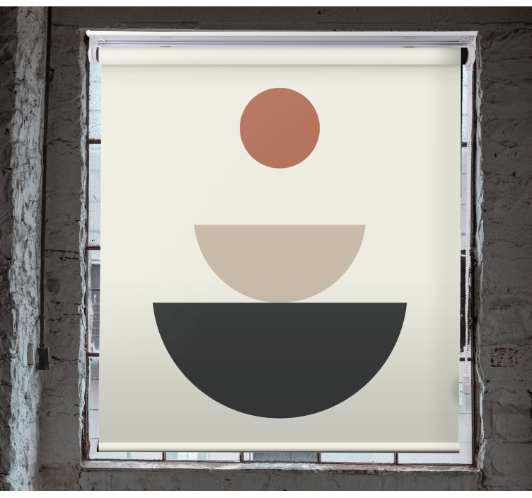 분수 추상 기하학 예술 블라인드 그림 - TenStickers