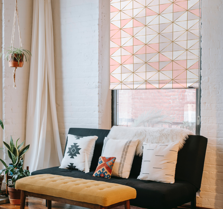 지오 다이아몬드 텍스처 및 패턴 블라인드 - TenStickers