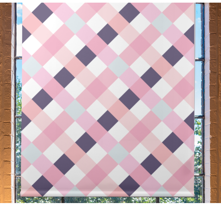 모던 블라인드 다이아몬드 패턴 하모니 - TenStickers