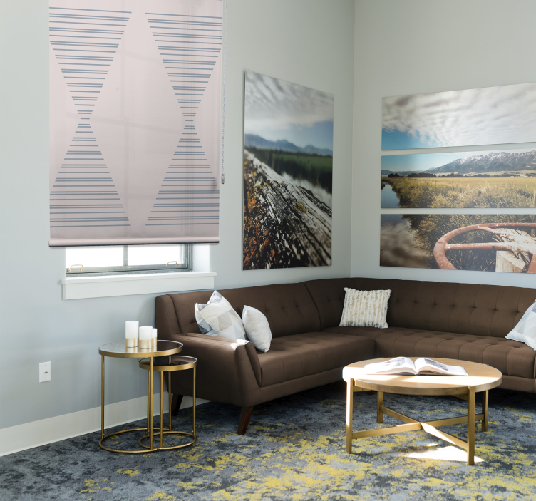 모던 블라인드 우아한 스트라이프 패턴 - TenStickers