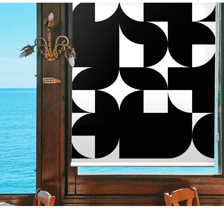 모던 블라인드 에너제틱 기하학적 배열 - TenStickers