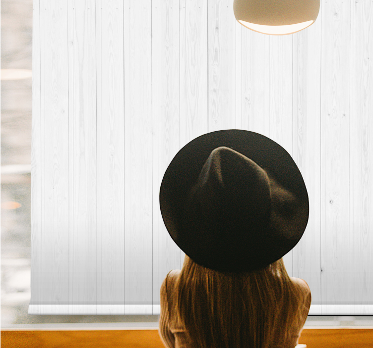 모던 블라인드 회색 나무 판자 - TenStickers