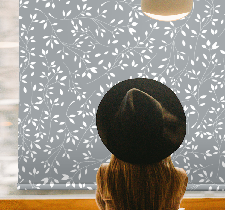 식물 그리기 패턴 꽃과 식물 블라인드 - TenStickers