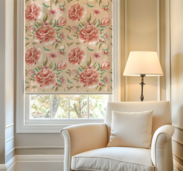 로맨틱 스타일 블라인드 클래식 꽃 꽃다발 - TenStickers