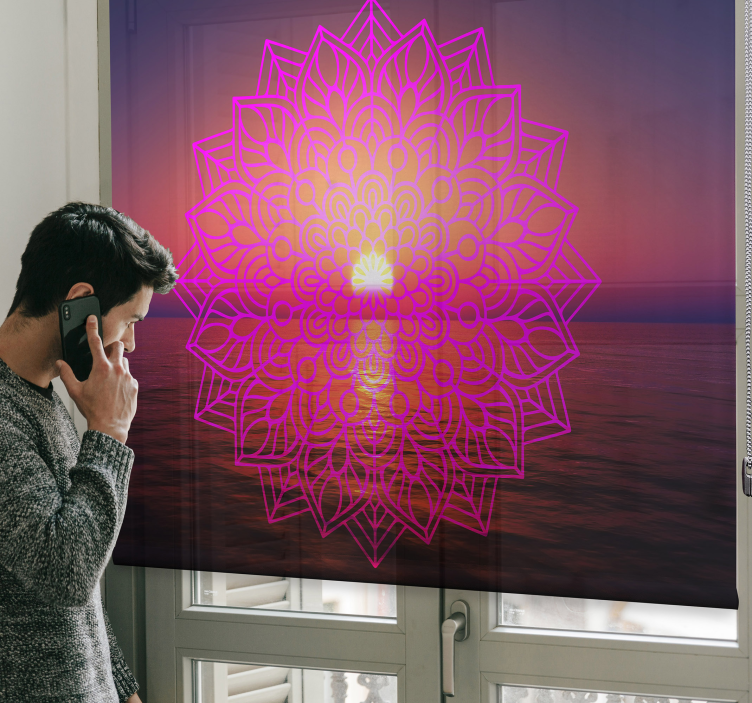 써니 만다라 선 거실 블라인드 - TenStickers